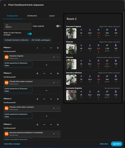 Screenshot Editor eingeklappt de