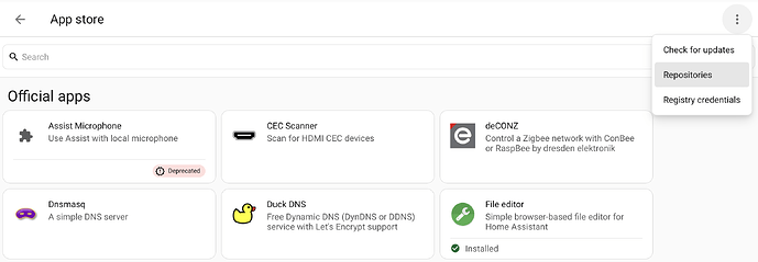 adding a new repository