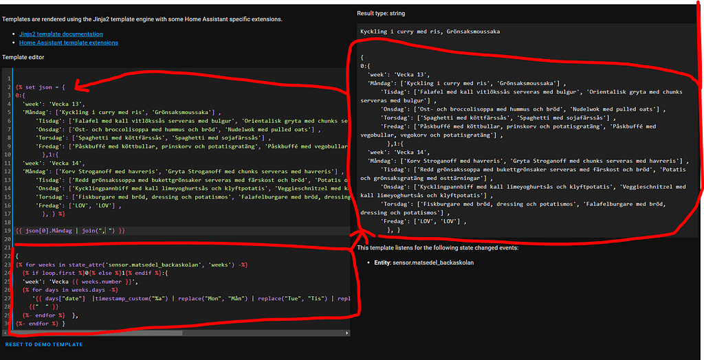 Can you build a json in attribute_template of a sensor? - Configuration ...