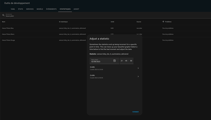 [Energy dashboard] Fix data not available in developer tools ...