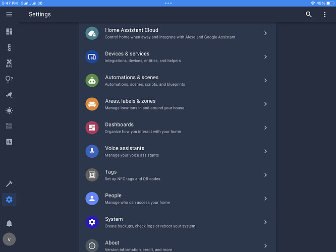 How to edit settings dashboard - Frontend - Home Assistant Community