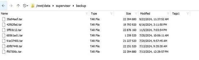 Backups
