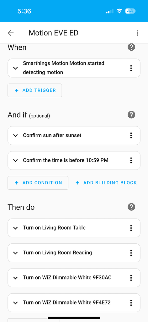 Automation motion after sunset - Configuration - Home Assistant Community