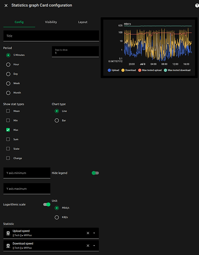 Statistics card: respect the custom unit set on entities - Feature ...