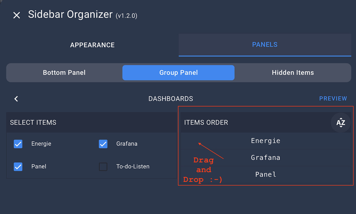 🗄️ Sidebar Organizer - Dashboards & Frontend - Home Assistant Community
