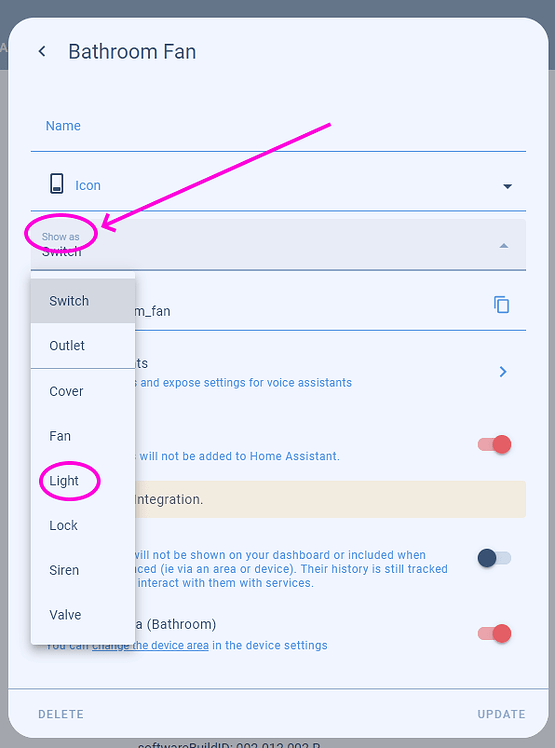 ESPHome on esp8266 tacktile button changes state but I want switch based on binary sensor
