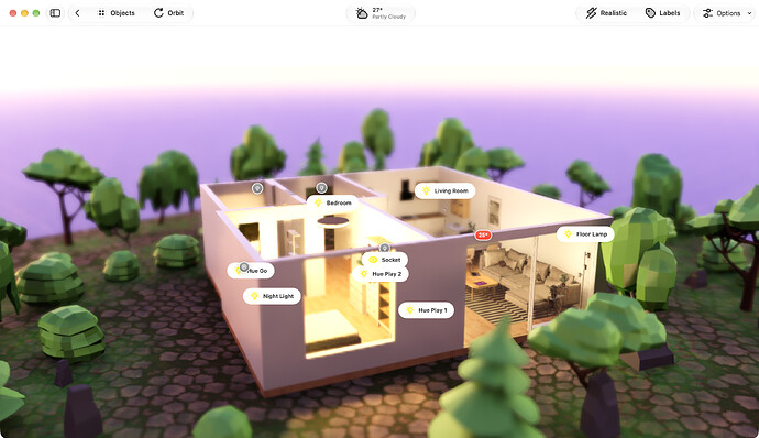 Lumen showing a scanned home
