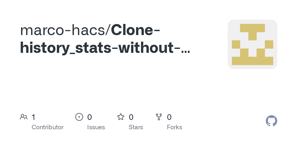 Clone history_stats without using recorder Configuration Home