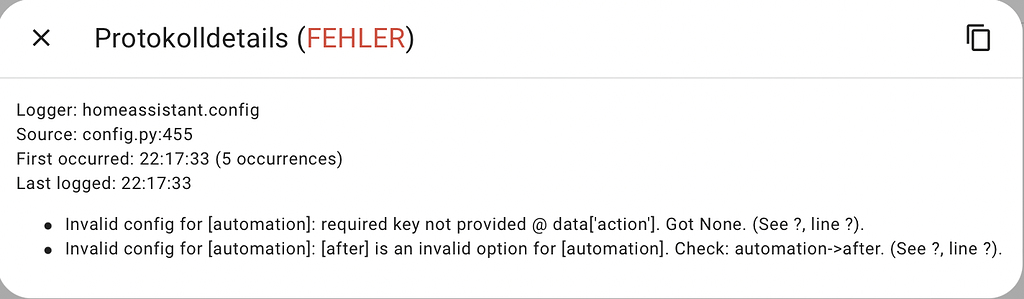 I ️ HomeAssistant error logs - not - Home Assistant Community