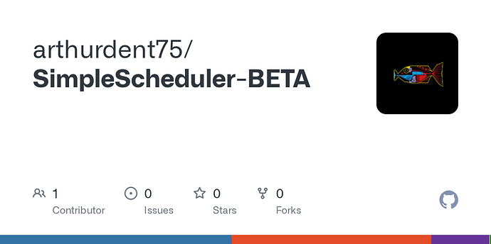 Simple Scheduler Addon - Page 22 - Share your Projects! - Home ...