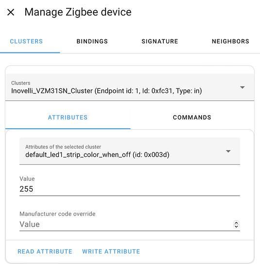 How to access zigbee clusters and attributes by their zhaquirks name ...