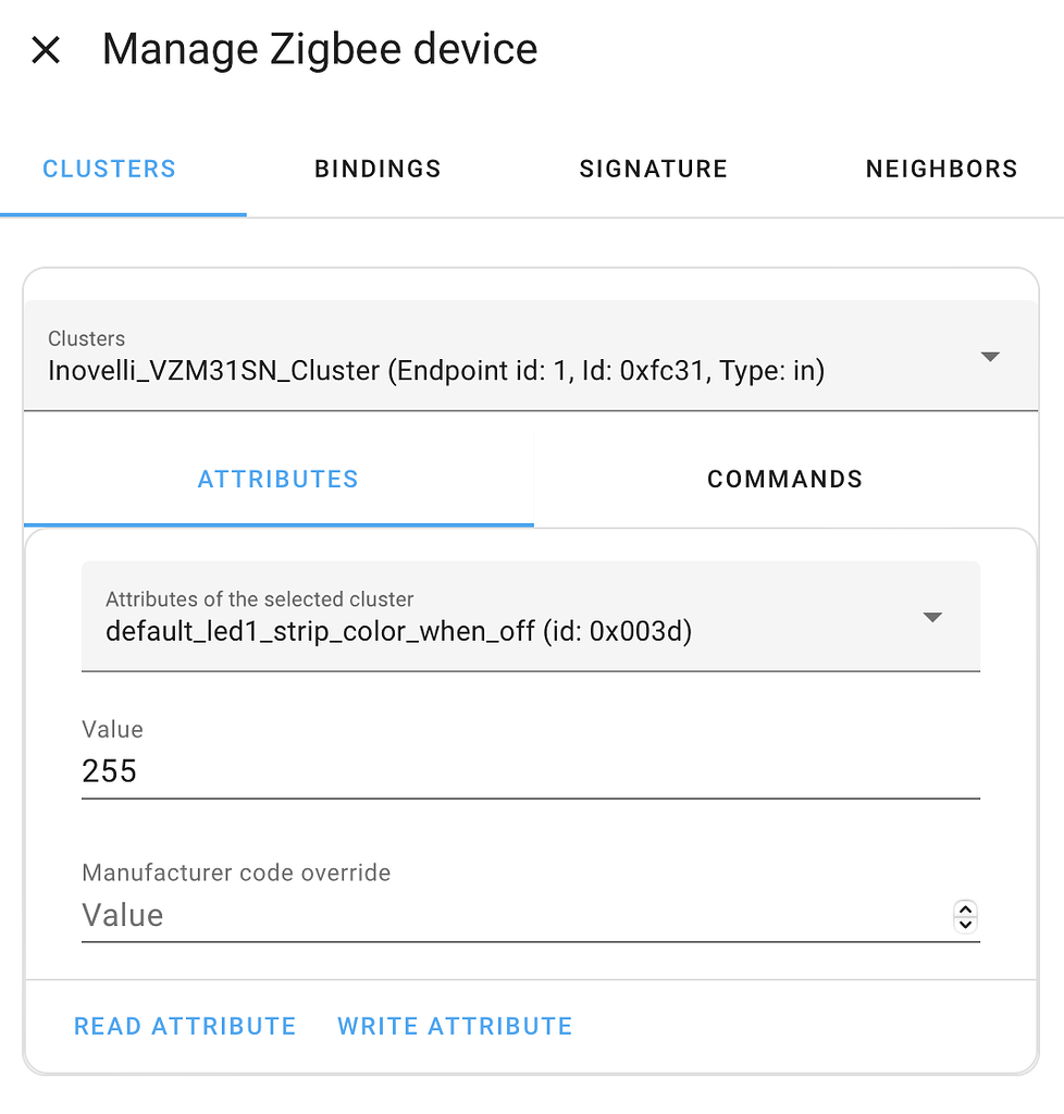 How to access zigbee clusters and attributes by their zhaquirks name