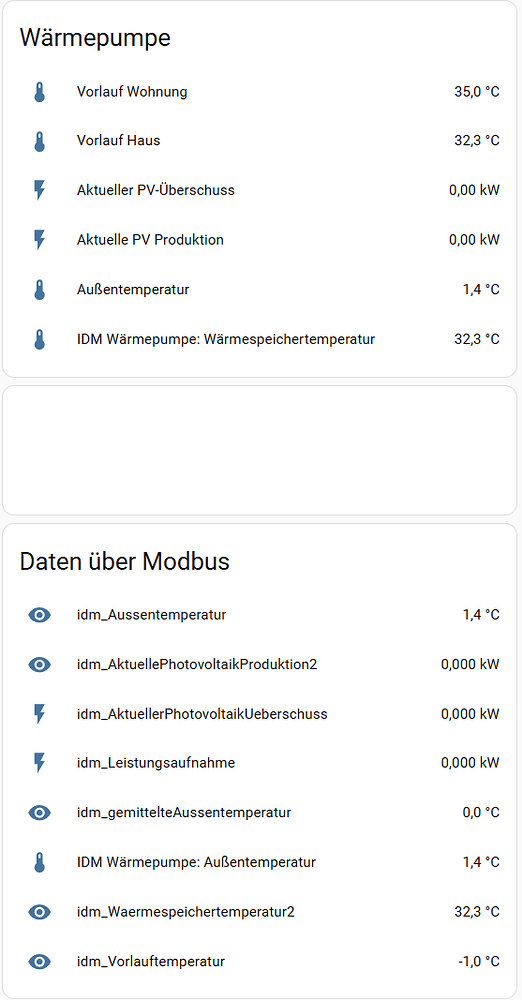 IDM Heatpump integration via modbus - issues with the - Energy - Home ...