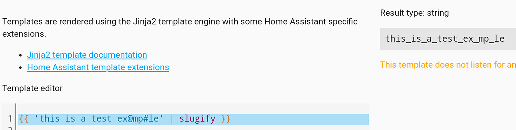 Converting names with spaces to entity names - Configuration - Home ...