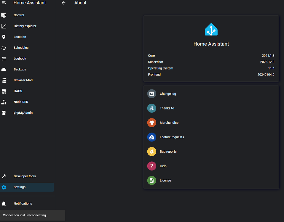 HA Core 2024.1.3 update failure - Installation - Home Assistant Community