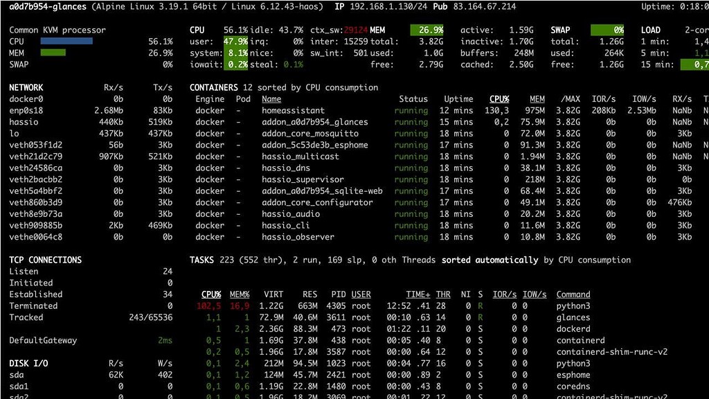 Stuck on 2025.7.4 due to high CPU issue - Installation - Home Assistant ...