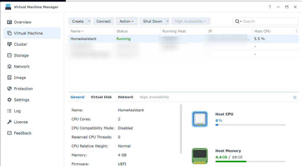 Getting SSH to work on Home Assistant host via port 22222 on Synology