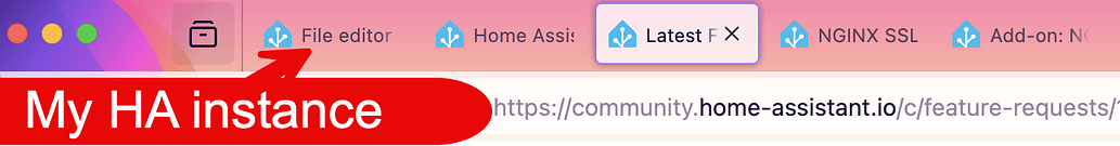 Different icon (favico) for HA community / website vs. home assistant ...