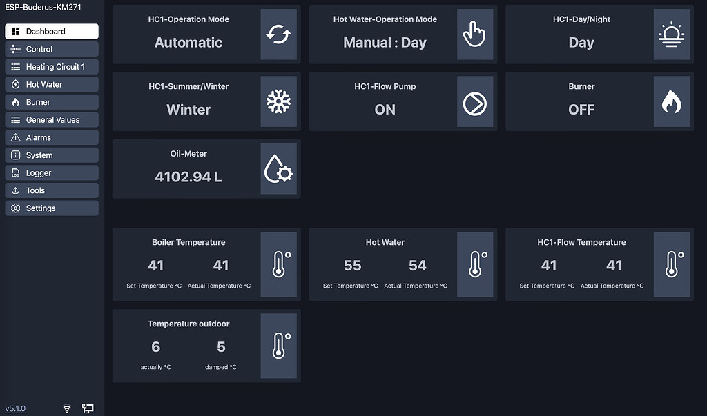 ESP_Buderus_KM271 (Anbindung einer Logamatic R2107 / HS 2105) - Share