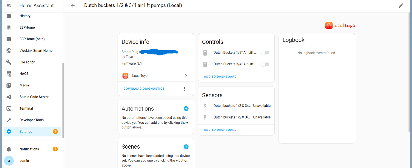 Local Tuya Unavailable - Hardware - Home Assistant Community