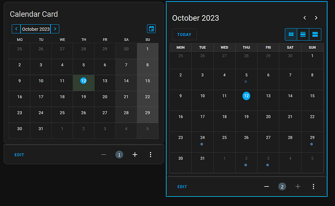 Advanced Calendar Lovelace: Advanced calendar card - Dashboards & Frontend - Home ...