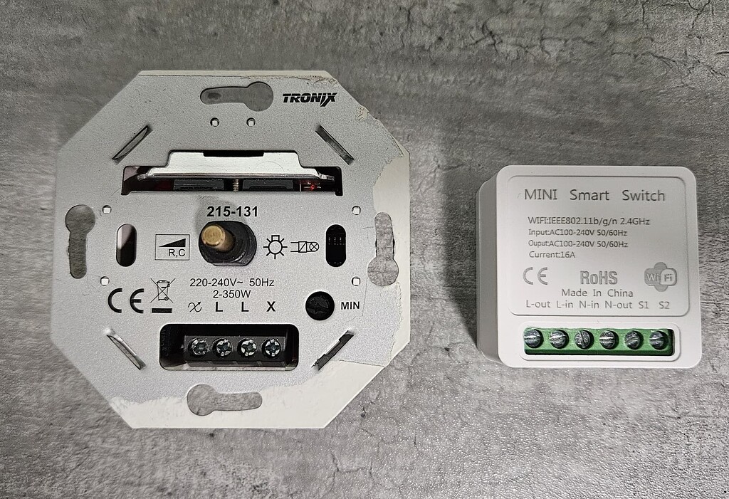 Mini Smart Swich combined with physical dimmer switch - Hardware - Home ...