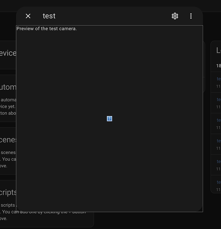 Missing video feed on mjpeg camera Configuration Home Assistant