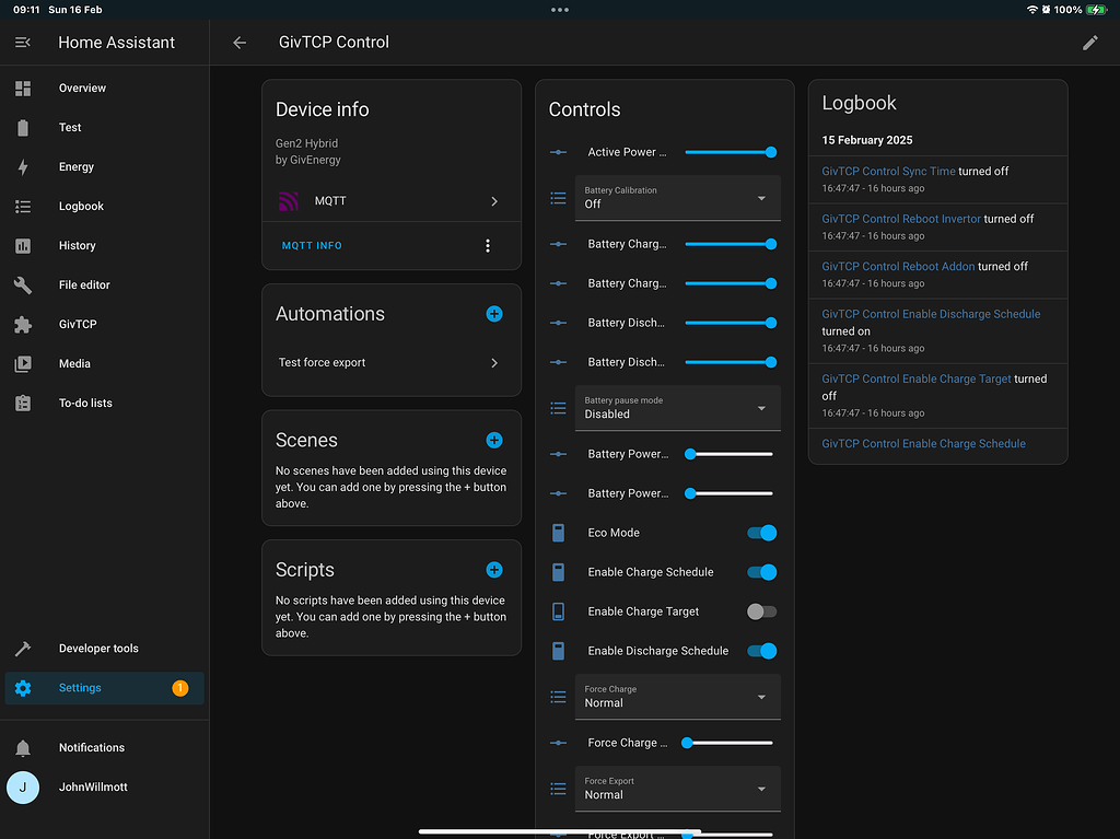 GivTCP settings not changing on inverter - Third party integrations ...