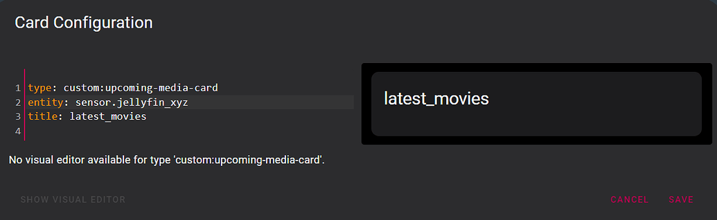 Jellyfin integration - Custom Integrations - Home Assistant Community