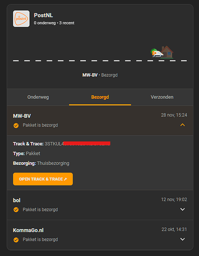 HKI PostNL Card Example 2