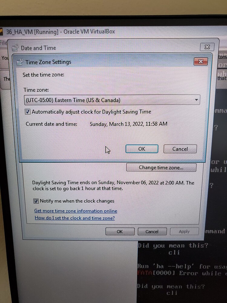 Time Zone Wrong On HA Home Assistant OS Home Assistant Community