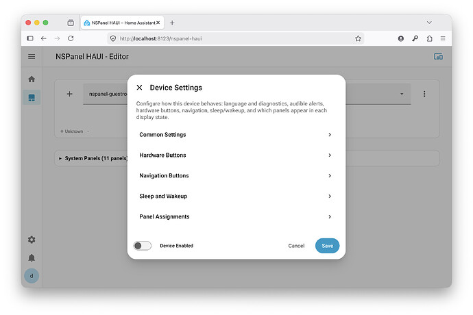 haui-device-settings