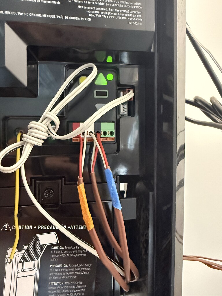 Ratgdo32 and Liftmaster 98022