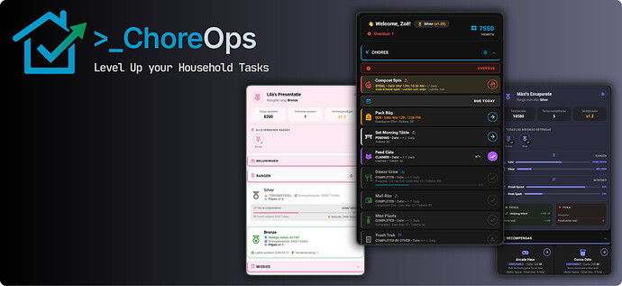 ChoreOps - Level Up Your Household Tasks