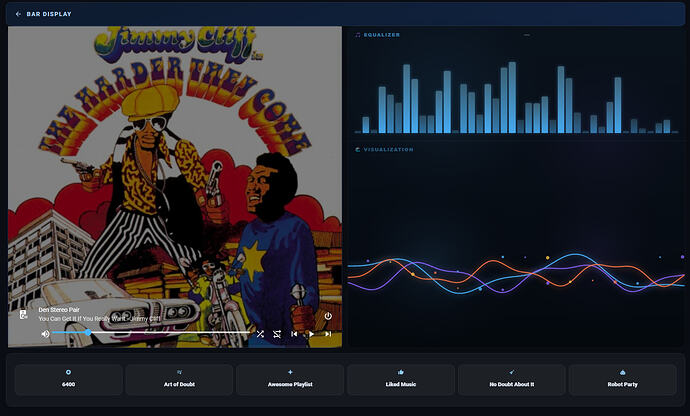 Fullscreen Music Visualizer
