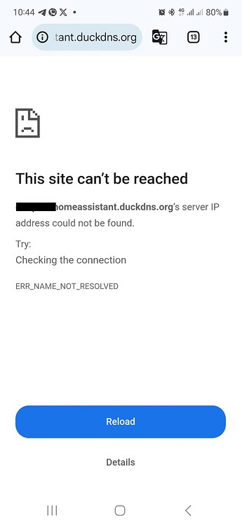 External URL not working on my HA app only?! - Home Assistant Companion ...