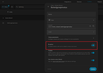 HomeWizard Batterijgroepmodus