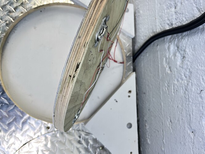 Side of the round scale plate