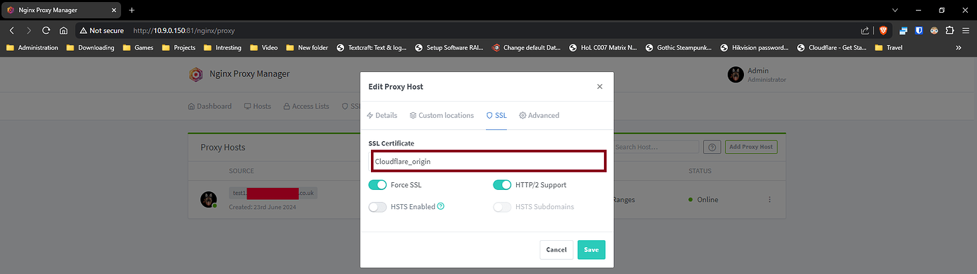 NGINX Proxy Manager / CloudFlare Help - Configuration - Home Assistant ...