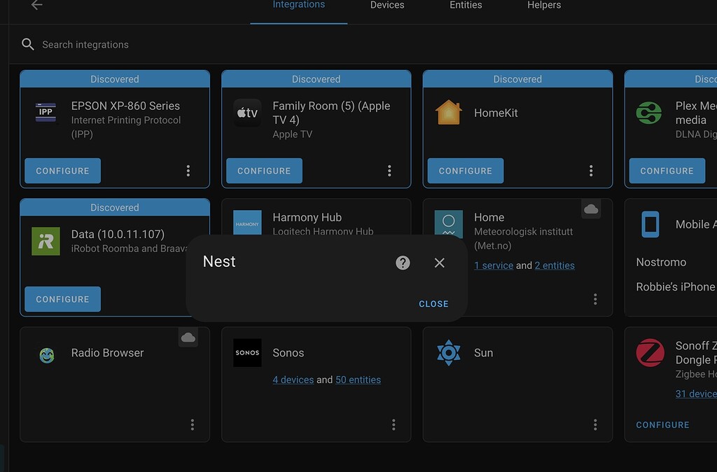 Help with Nest (google) Thermostat integration Third party
