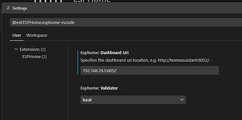 EspHome VS Code
