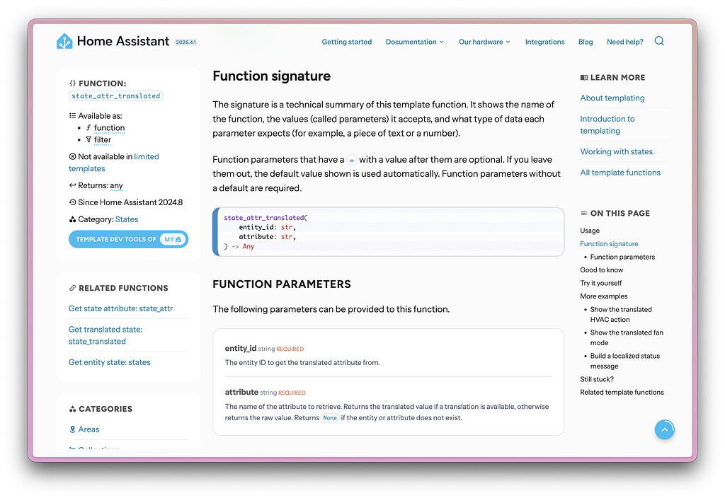 Reworked templating documentation is now live, feedback welcome ...