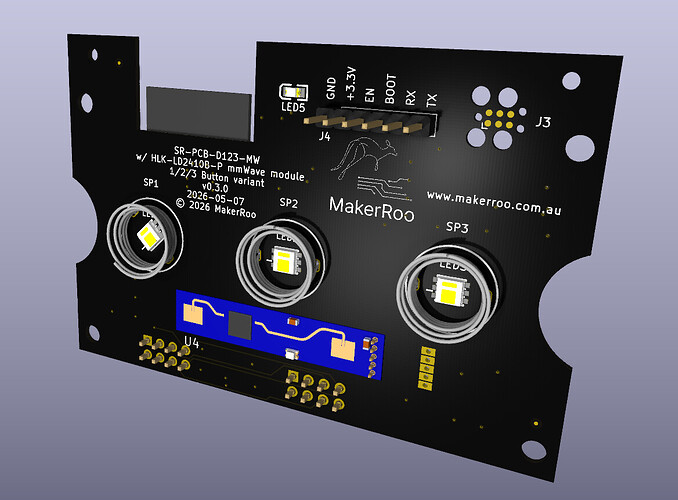 SR-PCB-D123-MW 3d render