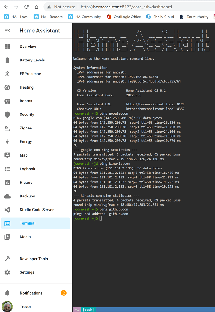 Generic x86 - GitHub - Installation - Home Assistant Community