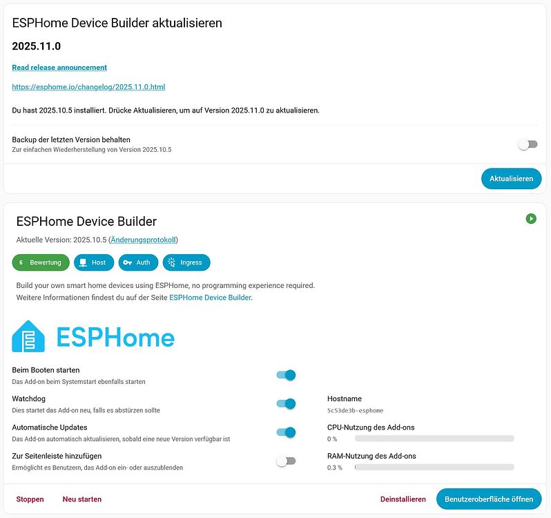 How to update ESPHome - Configuration - Home Assistant Community