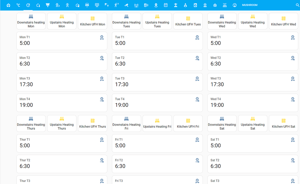 Help with my Central Heating Timers and automation Home Assistant