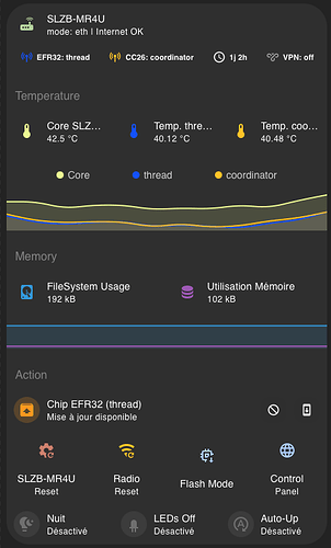 Screenshot card view with update pending