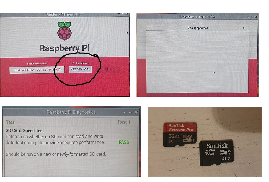 White screen when trying to put HA on my Raspberry Pi sd card