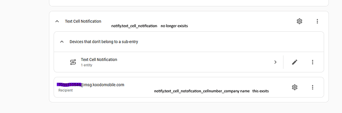 notify issue