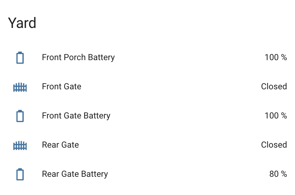 Template Sensor with Dynamic Battery Icon Configuration Home